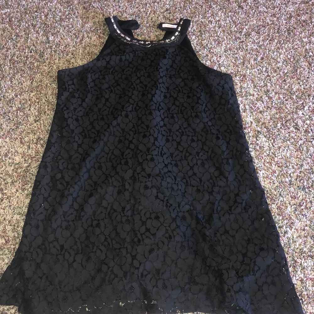Black Flower Dress